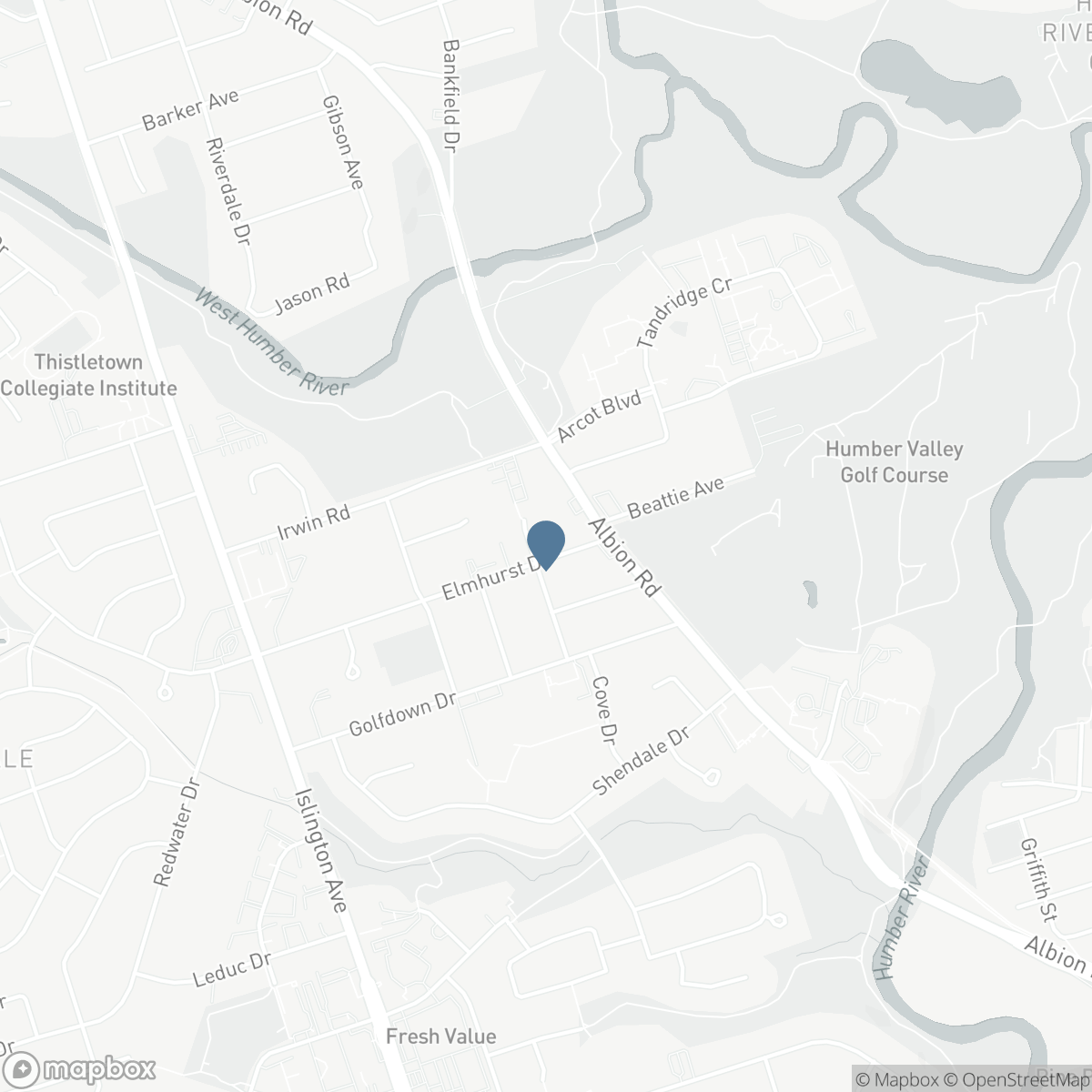 6 ELMHURST DRIVE, Toronto, Ontario M9W 2J3